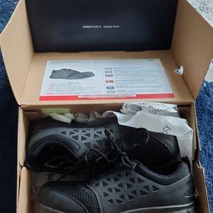 Reebok Black Athletic Shoes Performance Comfort. Composte Toe